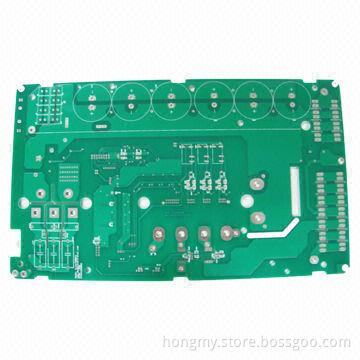 Double-sided PCB for Power Supplies with Green Solder Mask and LF-HASL Surface Finishing